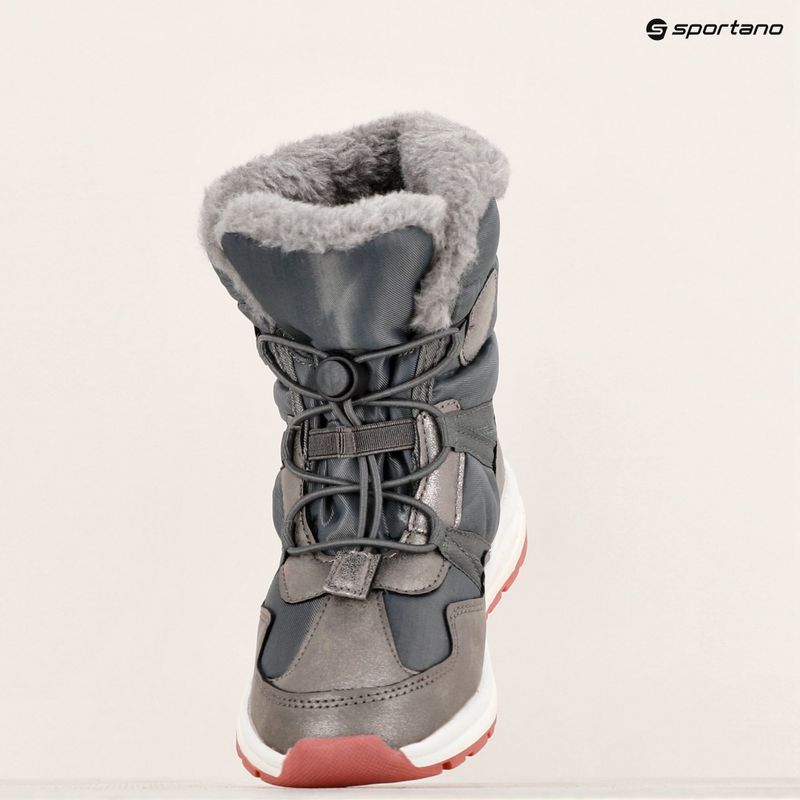 Śniegowce juniorskie KangaROOS K-PE Ski RTX steel grey/dusty rose 9