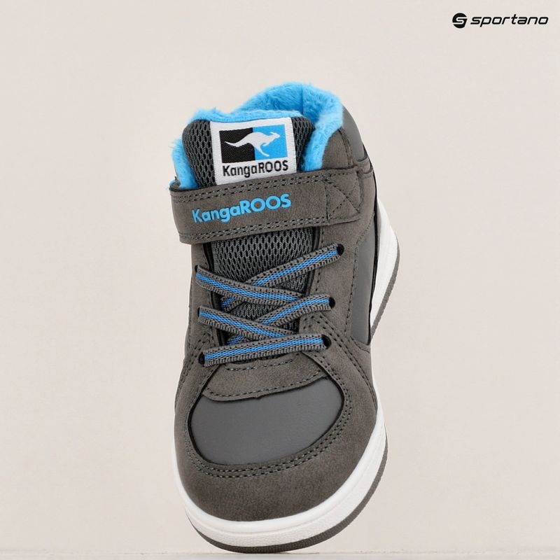 Buty dziecięce KangaROOS K-CPI Kalino Mid EV steel grey / sky 9