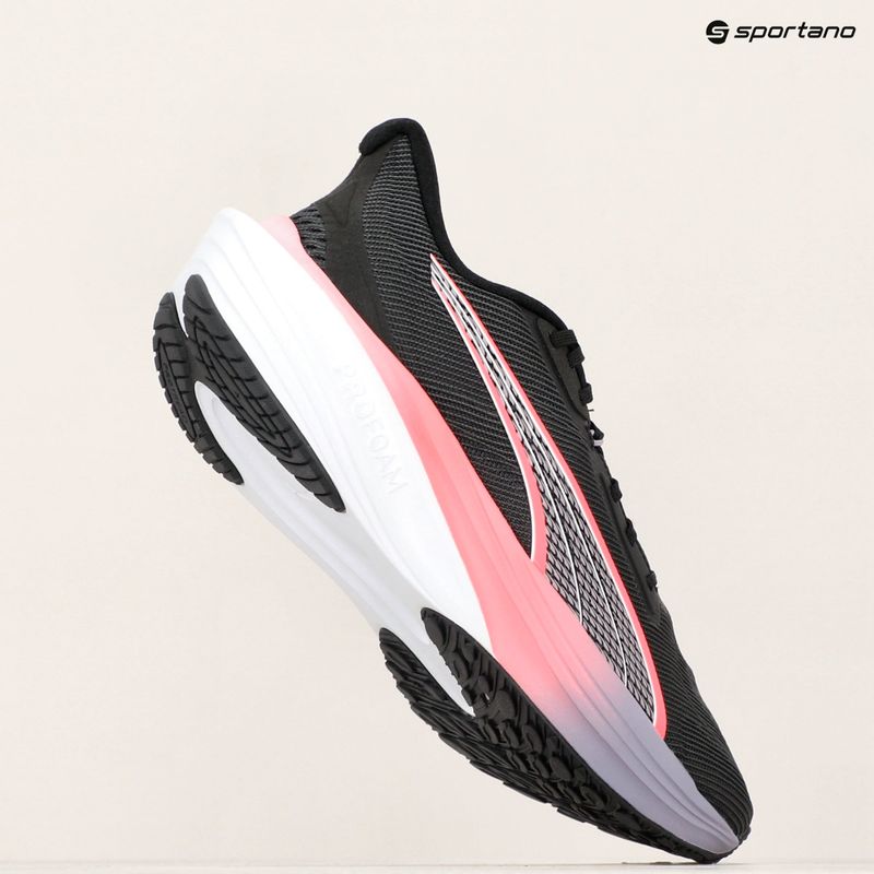 Buty do biegania PUMA Darter Pro puma black/sunset glow/pale plum 9