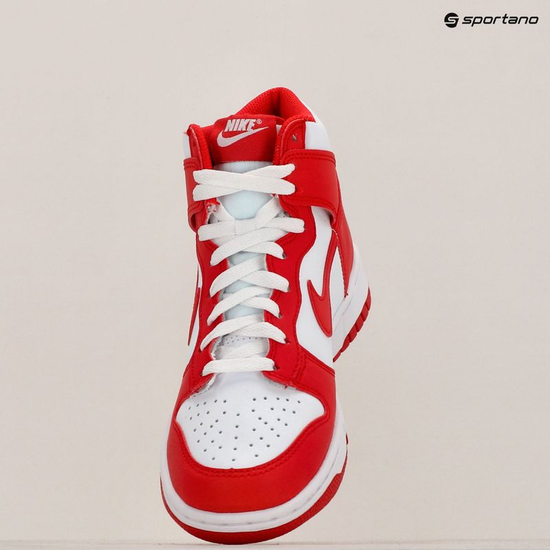 Buty Nike Dunk High white/university red 9