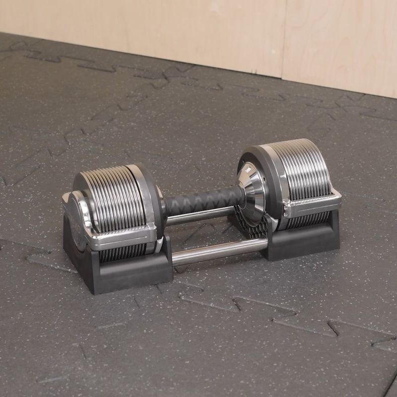Hantel regulowany TREXO TRX-AD32C 3-32 kg srebrny 17