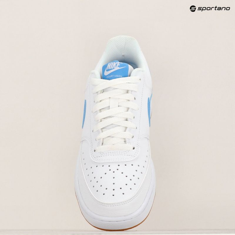 Buty męskie Nike Court Vision Low white/gum yellow/university blue 9