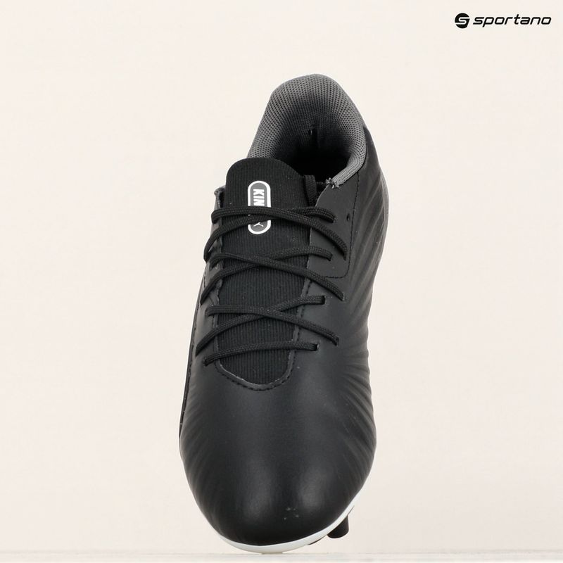 Buty piłkarskie dziecięce PUMA King Match FG/AG Jr puma black/puma white/cool dark grey 16