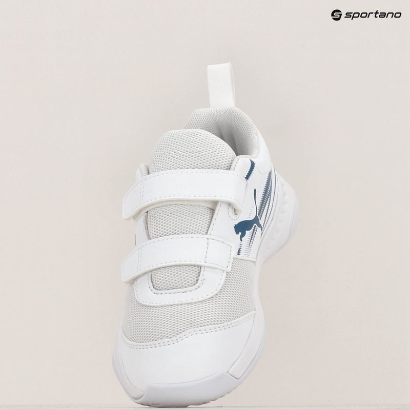 Buty do sportów halowych dziecięce PUMA Varion II V Jr puma white/blue horizon 16