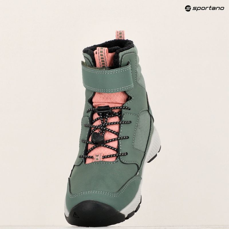 Śniegowce dziecięce KEEN Skua Winter WP dark forest/rose elegance 15