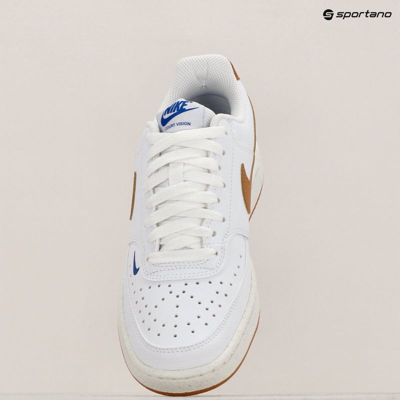 Buty damskie Nike Court Vision Low Next Nature white/game royal/sail/flax 9