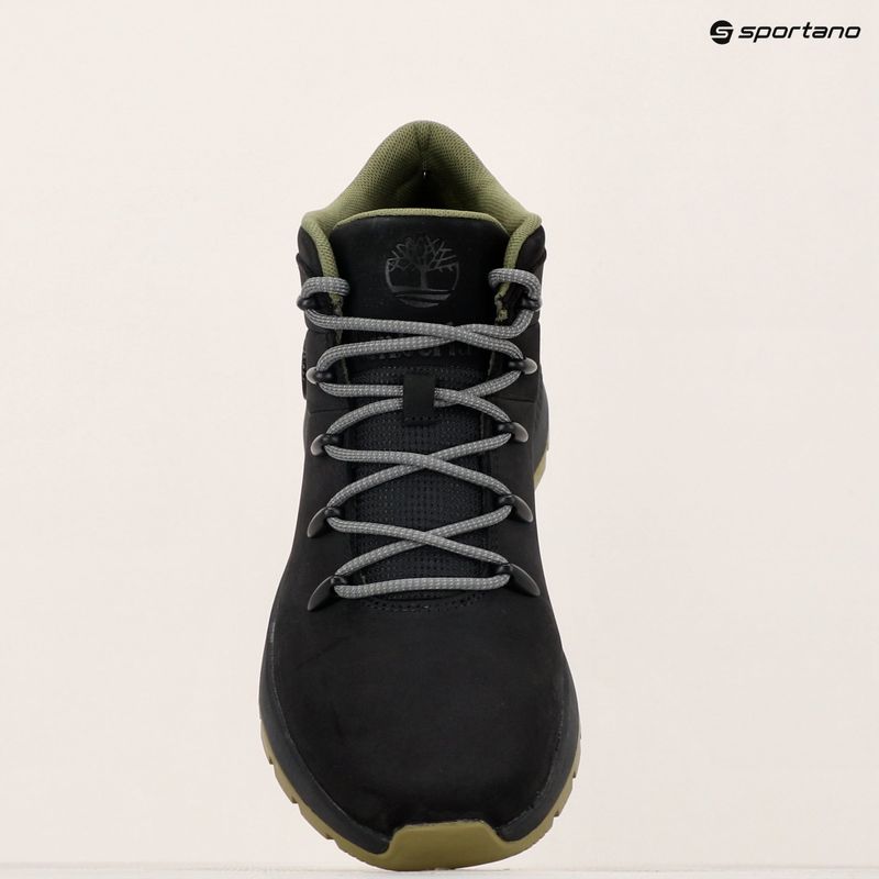 Buty męskie Timberland Sprint Trekker Mid Lace black nubuck/med green 9