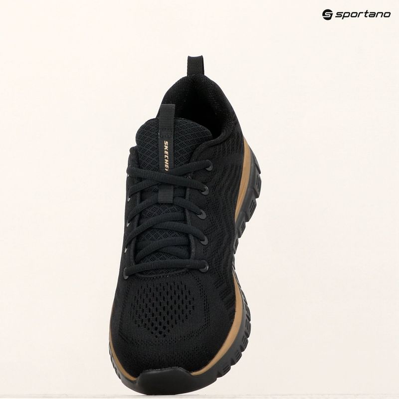 Buty damskie SKECHERS Graceful Get Connected black/rose gold 9