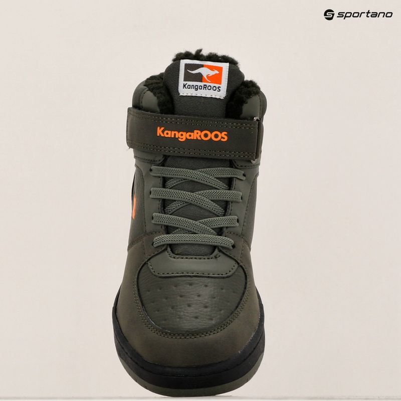 Buty dziecięce KangaROOS K-CP Bound Mid EV military green/flame 16
