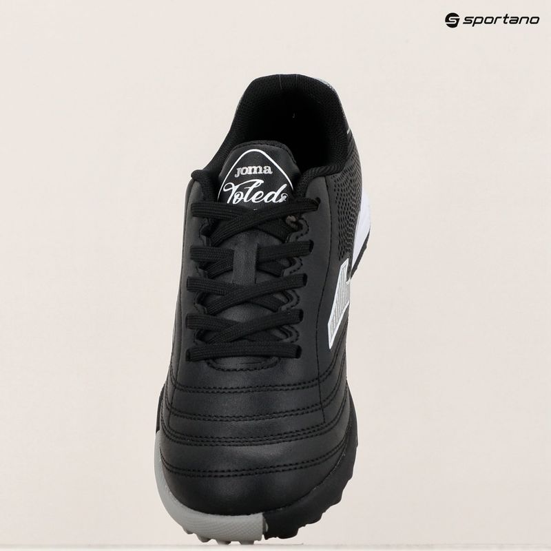 Buty piłkarskie dziecięce Joma Toledo Jr TF black/white 9