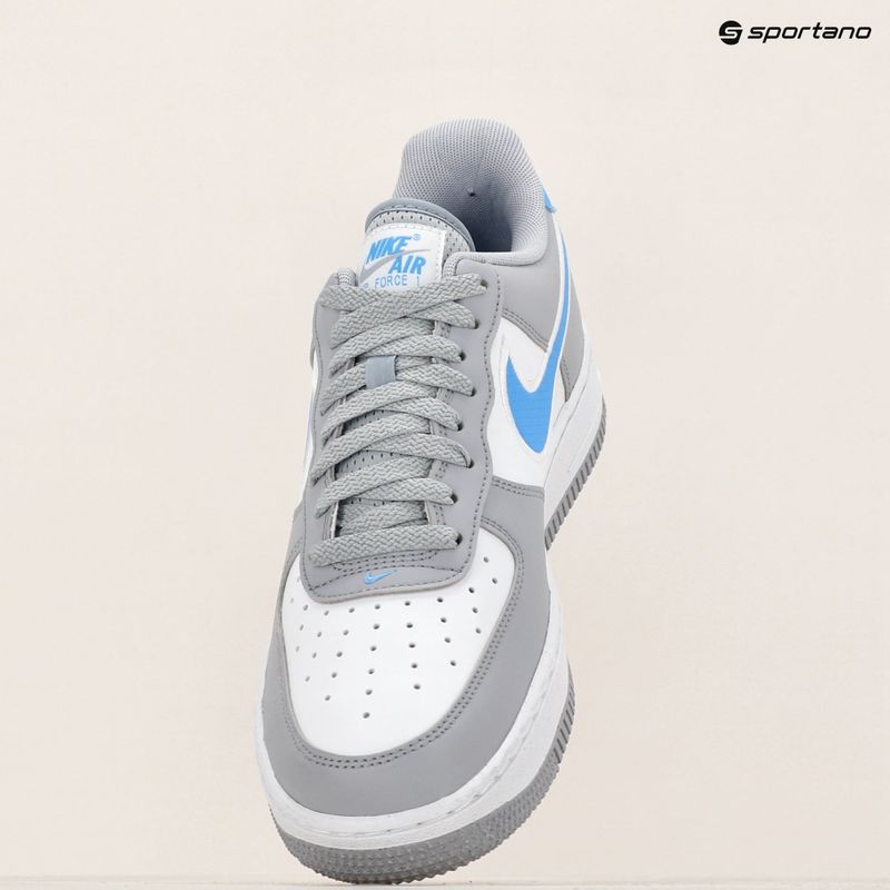 Buty męskie Nike Air Force 1 '07 Next Nature wolf grey / white / university bluebi 9