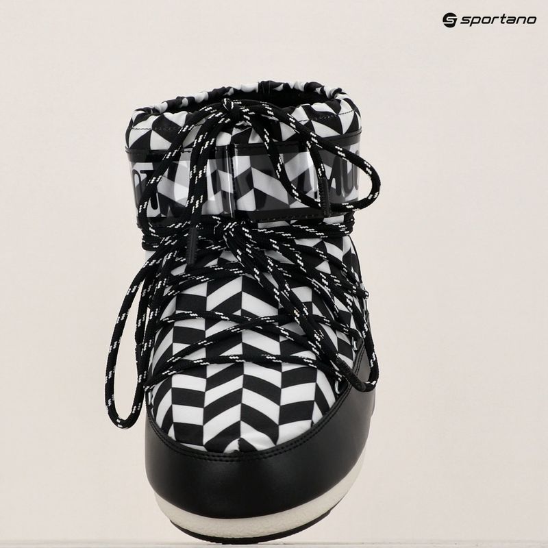 Śniegowce damskie Moon Boot Icon Low Optical black/white 11
