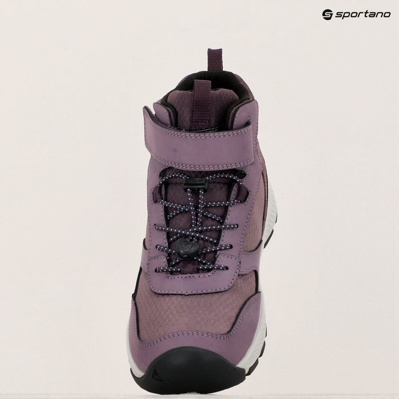 Buty dziecięce KEEN Skua Mid WP JR black plum/plum perfect 9