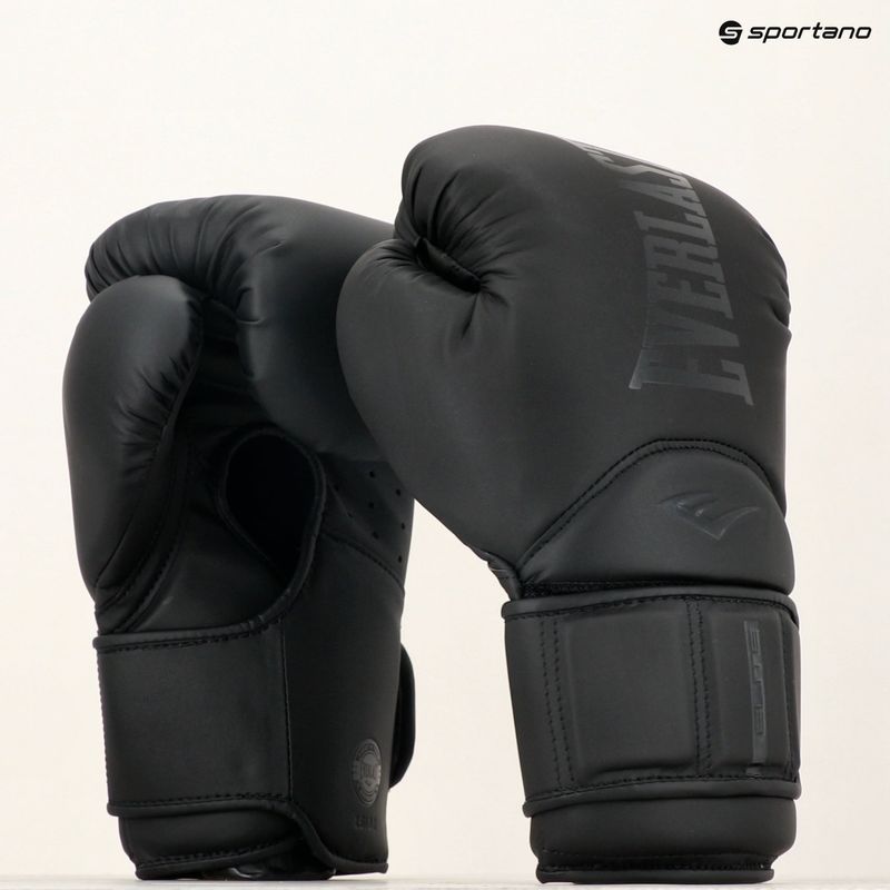 Rękawice bokserskie Everlast Elite 2 Pro Boxing Leather black 7