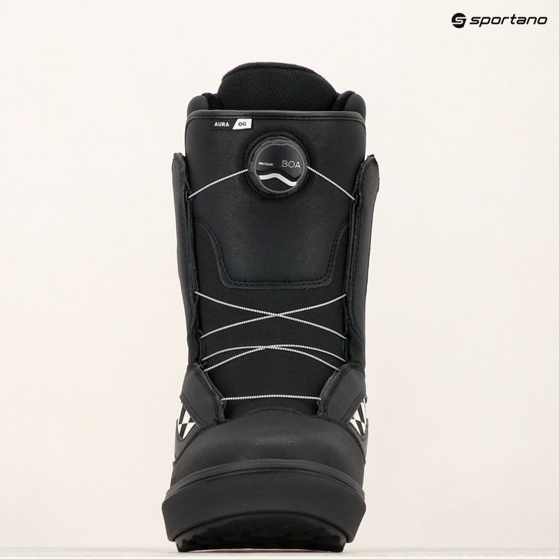 Buty snowboardowe męskie Vans Aura OG black/white 12