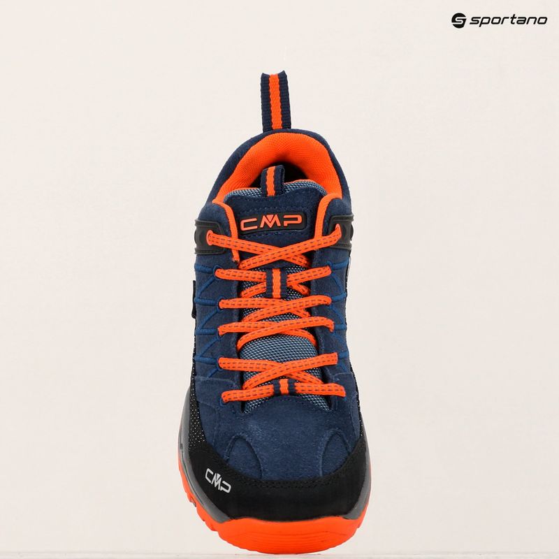 Buty trekkingowe juniorskie CMP Rigel Low Wp b. blue / arancio 9