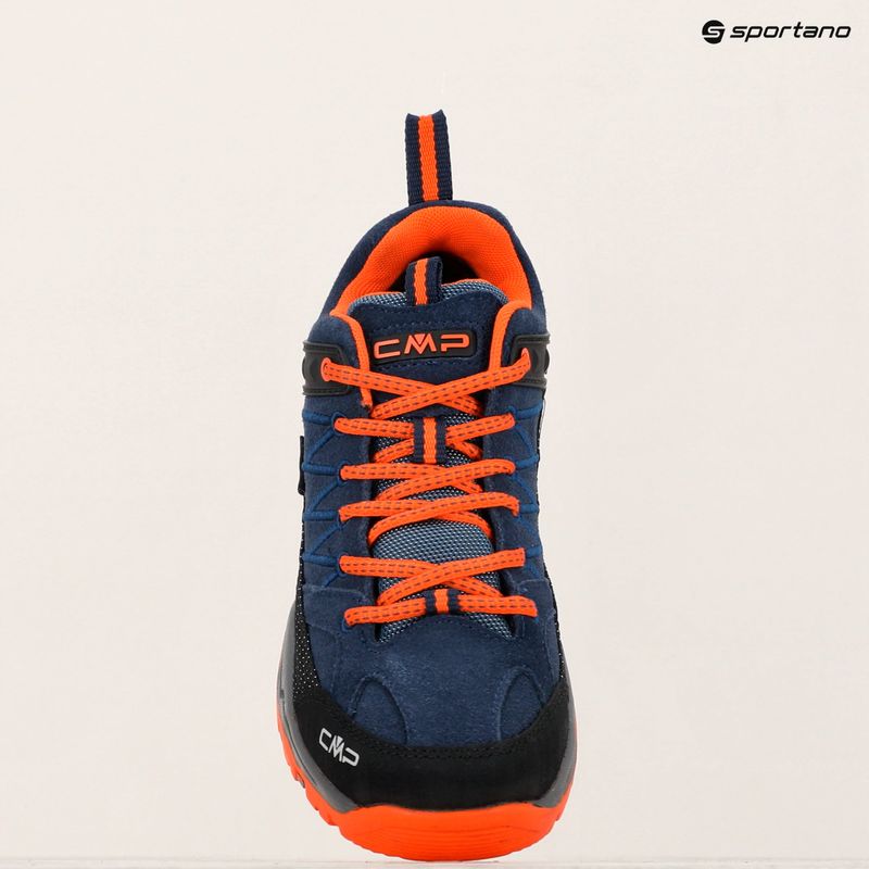 Buty trekkingowe juniorskie CMP Rigel Low Wp b. blue/arancio 9