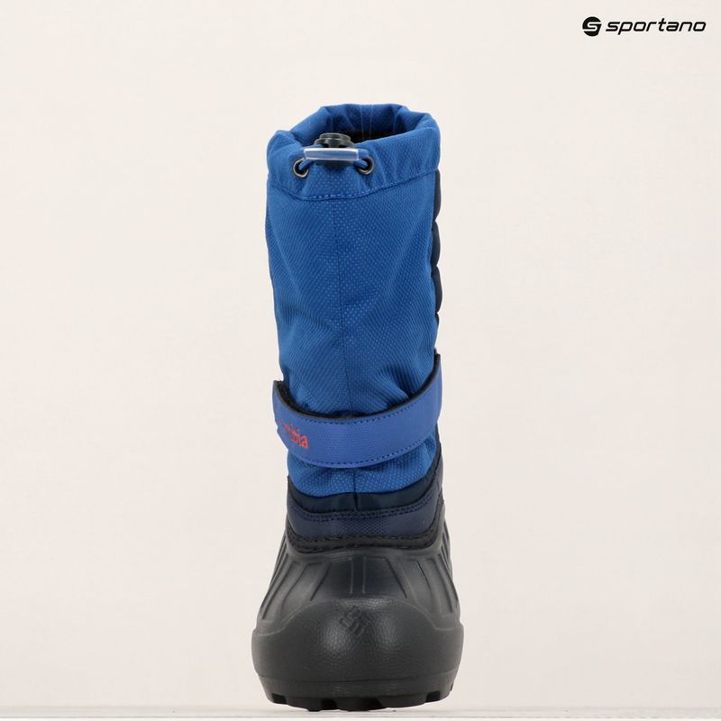 Śniegowce dziecięce Columbia Youth Powderbug Snowlite mountain blue/ spicy 10