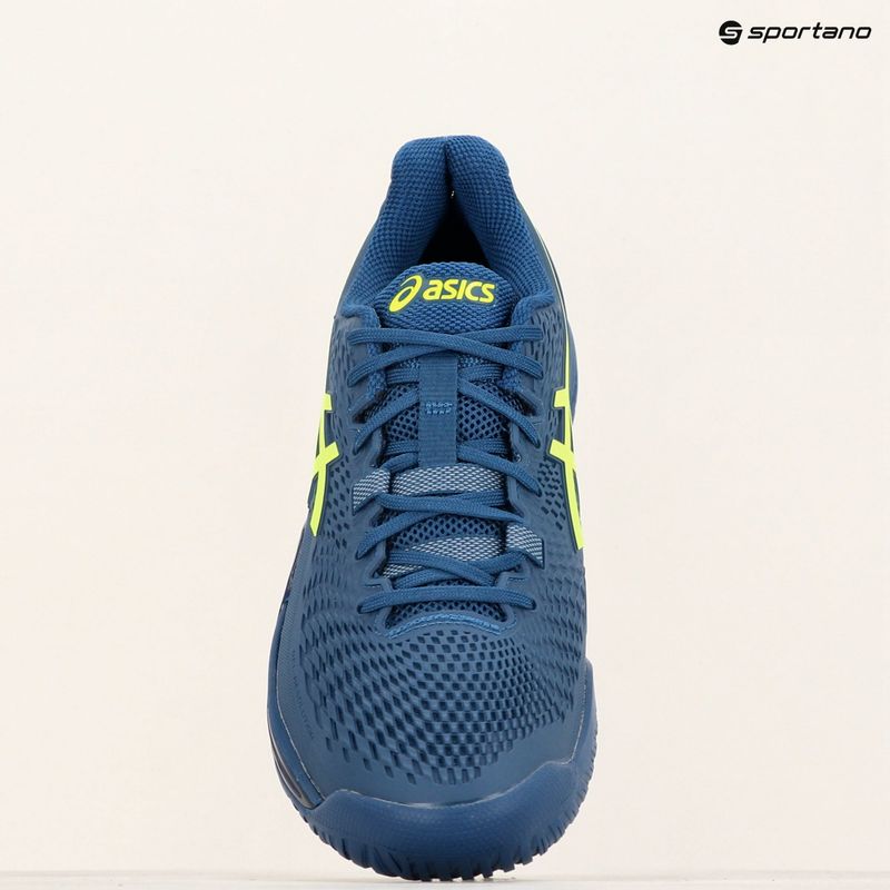 Buty do tenisa męskie ASICS Gel-Resolution 9 mako blue/safety yellow 15