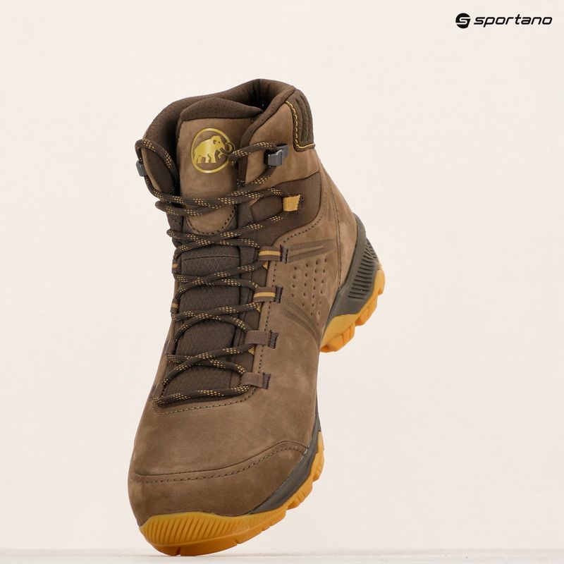 Buty turystyczne męskie Mammut Mercury IV Mid GTX moor/amber green 17