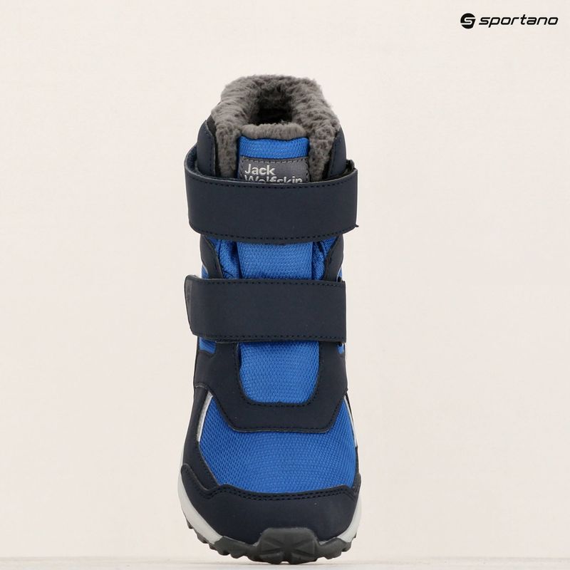 Śniegowce dziecięce Jack Wolfskin Woodland WT Texapore High VC crisp cobalt 17