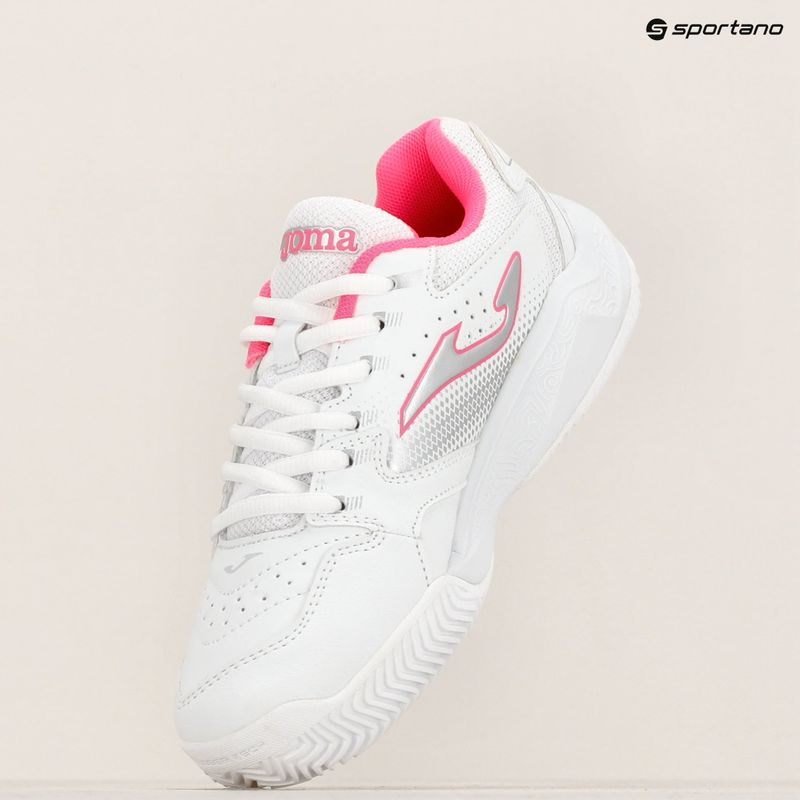 Buty do tenisa dziecięce Joma Master 1000 JR C white/ fuchsia 11