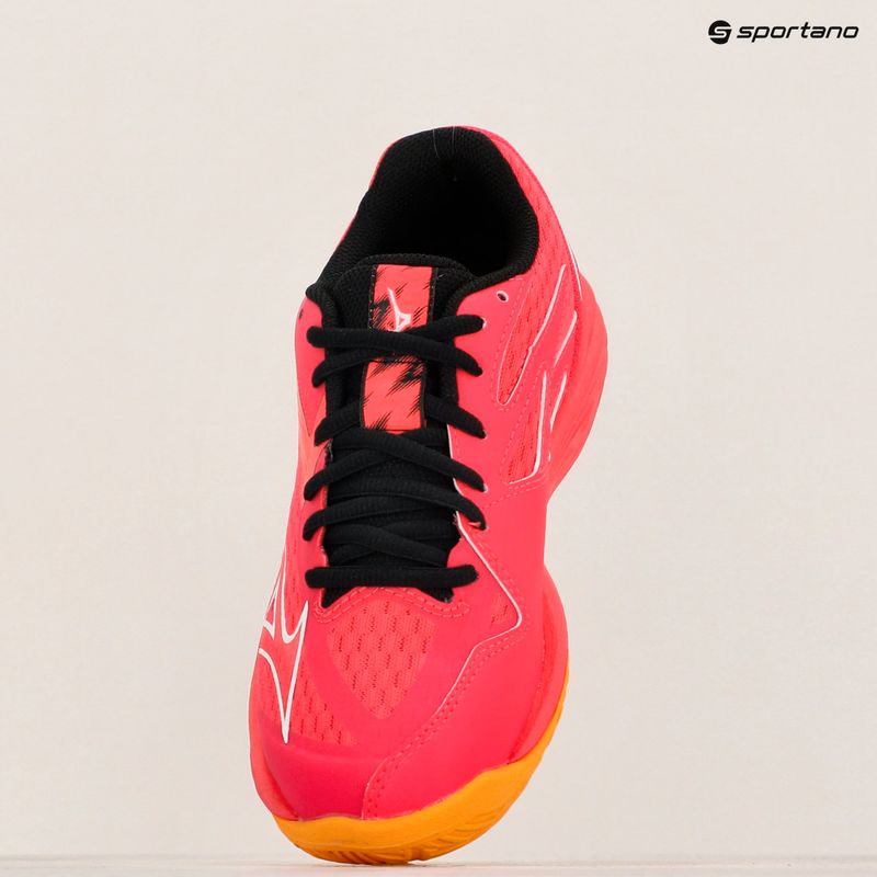 Buty do siatkówki dziecięce Mizuno Lightning Star Z7 radiant red/white/carrot curl 9