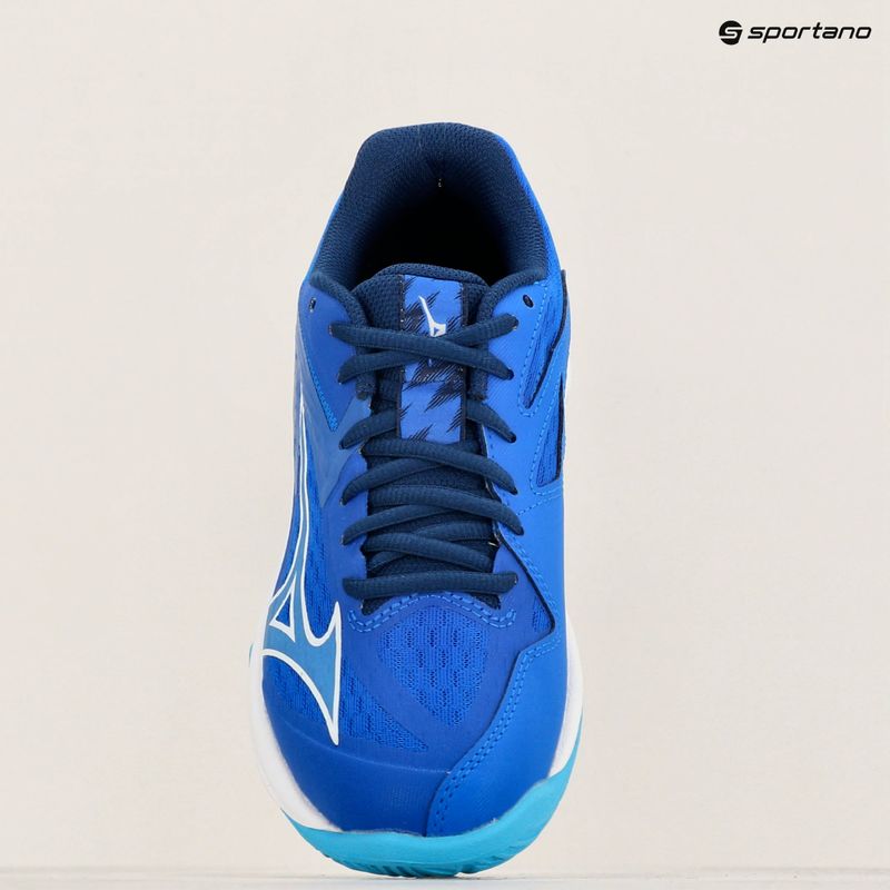 Buty do siatkówki dziecięce Mizuno Lightning Star Z7 mugen blue/white/estate blue 12