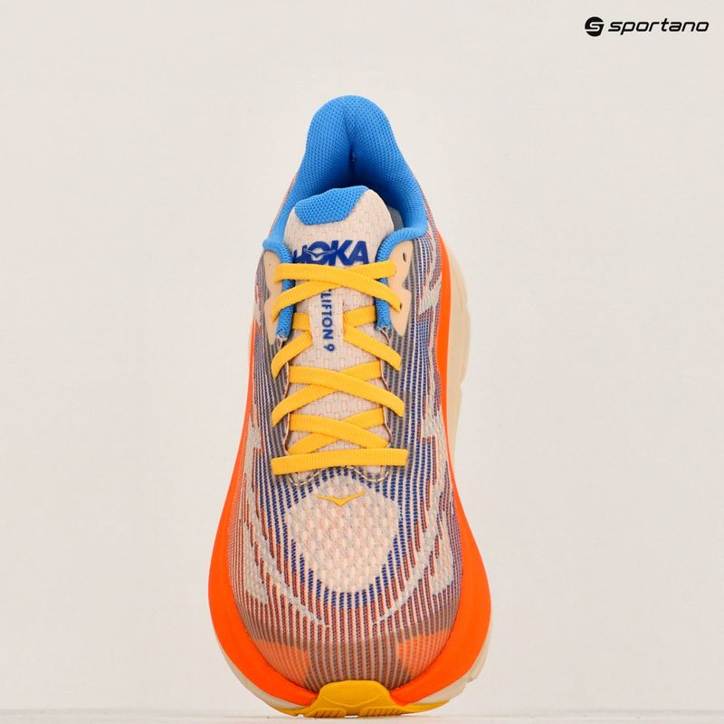 Buty do biegania dziecięce HOKA Clifton 9 ultramarine/electric tangerine 16