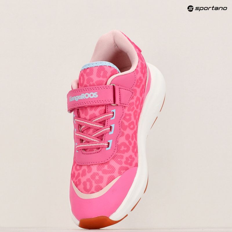 Buty dziecięce KangaROOS KB-Fancy EV daisy pink/blue sky 16