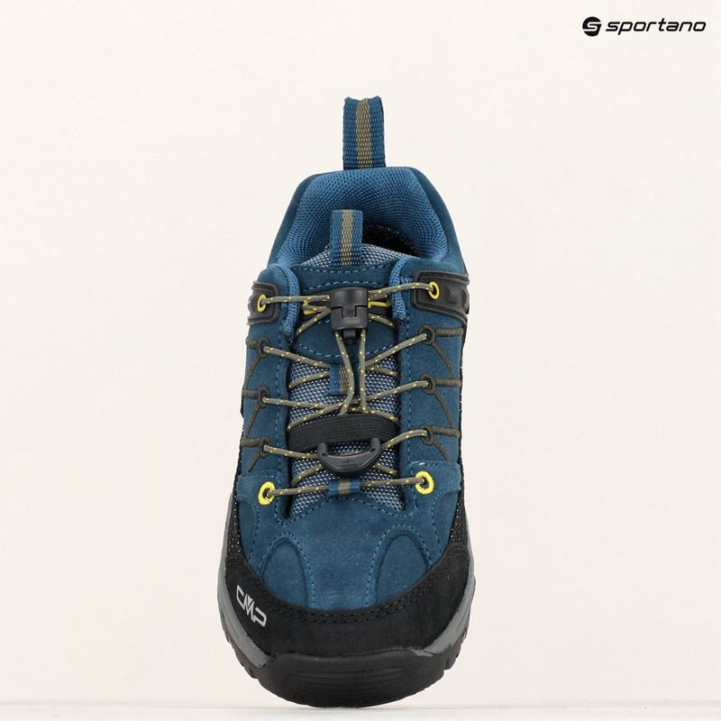 Buty trekkingowe dziecięce CMP Rigel Low Wp blue ink / yellow 15