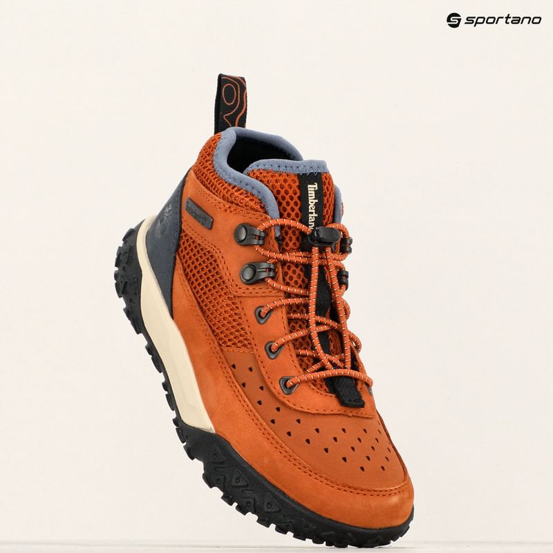 Buty dziecięce Timberland Greenstride Motion 6 Low Lace dark orange nubuck 17