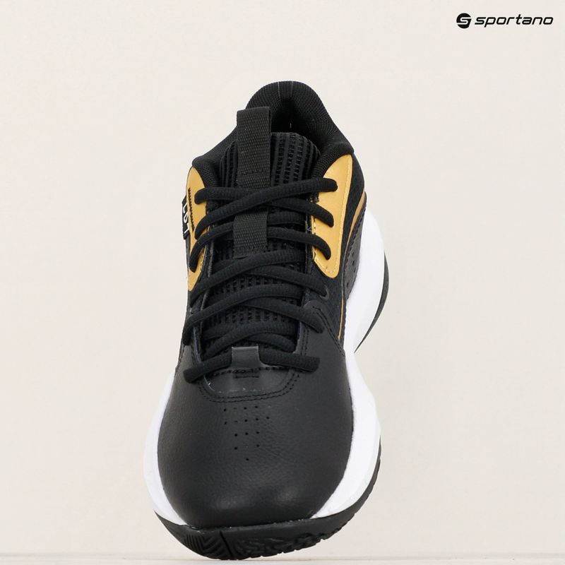 Buty do koszykówki dziecięce Under Armour GS Lockdown 7 black/black/metallic gold 9