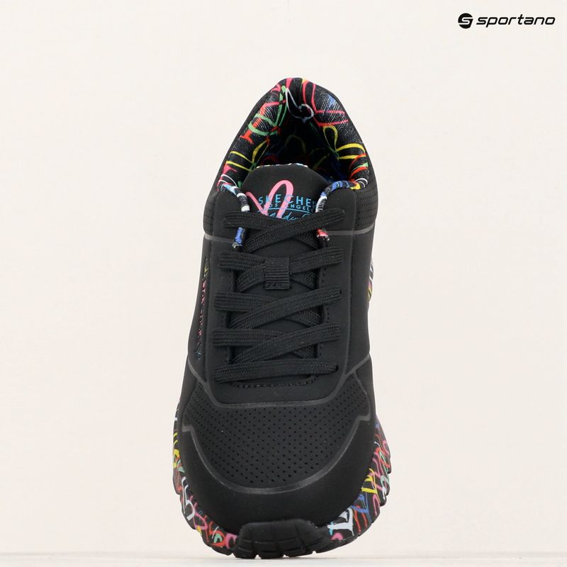 Buty SKECHERS JGoldcrown Uno Lite Lovely Luv black/multicolor 9