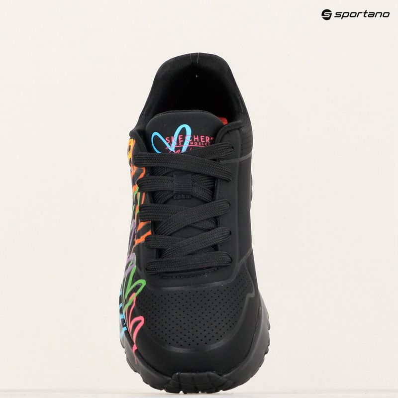 Buty  SKECHERS JGoldcrown Uno Lite Spread The Love black/multicolor 11