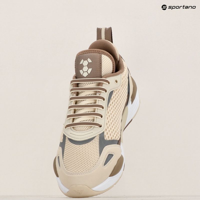 Buty EA7 Emporio Armani Ace Runner Mesh whitecap grey/ portabella 16