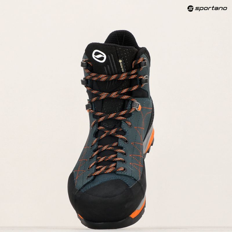Buty trekkingowe męskie SCARPA Zodiac TRK GTX petrol/rust orange 10