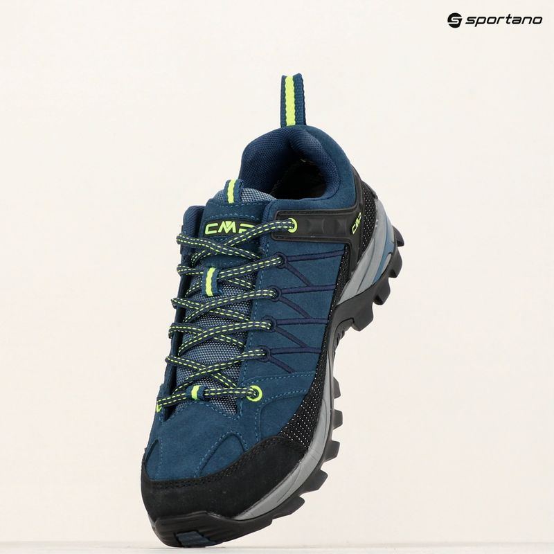 Buty trekkingowe męskie CMP Rigel Low blue ink / yellow fluo 12