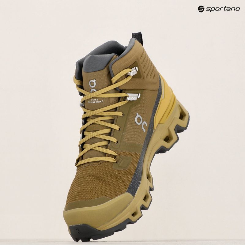 Buty turystyczne męskie On Running Cloudrock 2 Waterproof hunter/safari 9