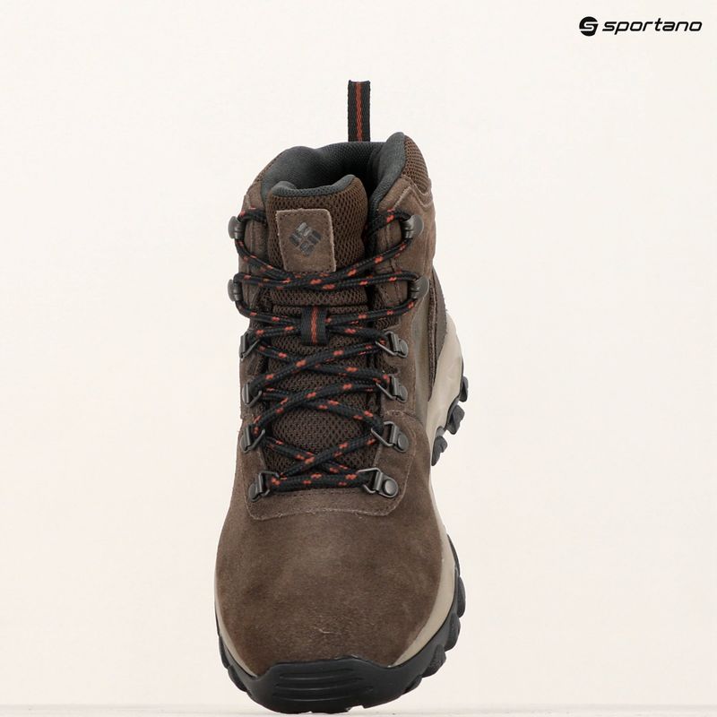 Buty trekkingowe męskie Columbia Newton Ridge Plus II Suede WP cordovan/ spice 12