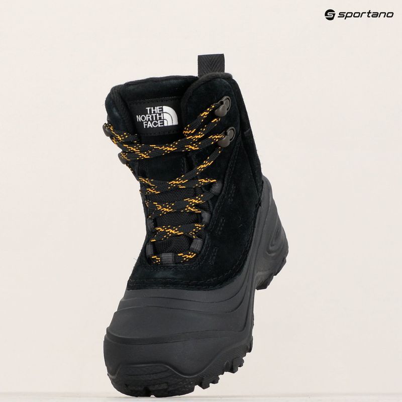 Śniegowce dziecięce The North Face Chilkat V Lace WP black/black 16