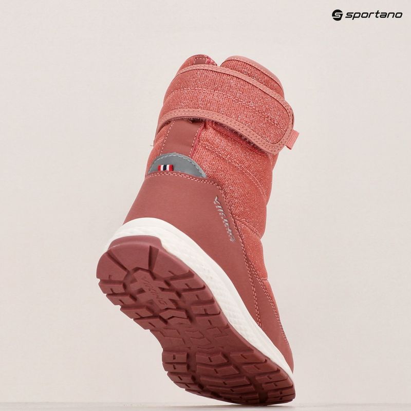 Śniegowce dziecięce Viking Footwear Equip Warm Waterproof 1V Pull On pink 10