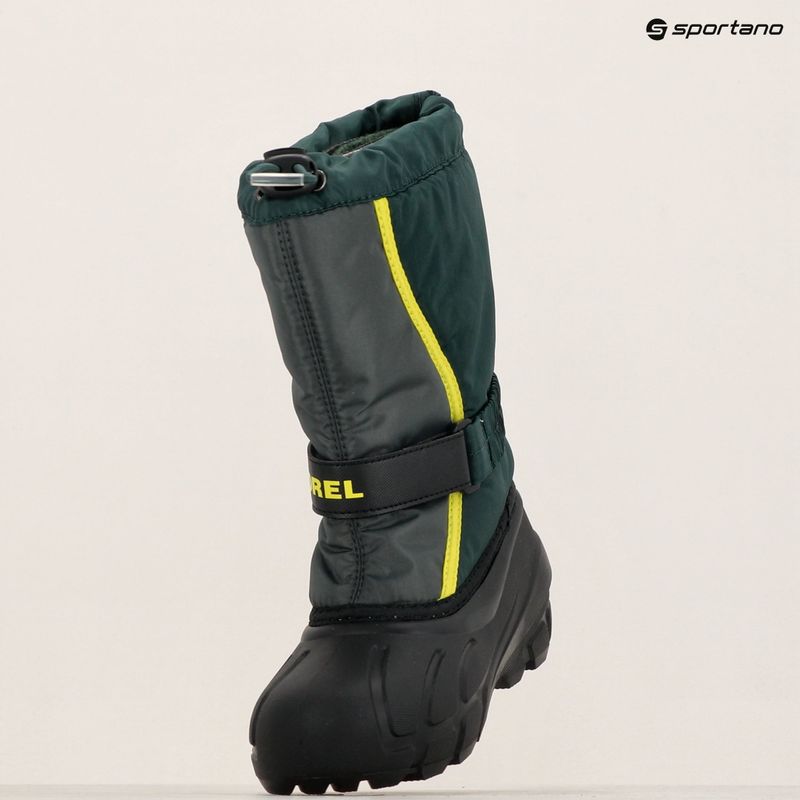 Śniegowce dziecięce Sorel Youth Flurry 24 spruce/grill 15