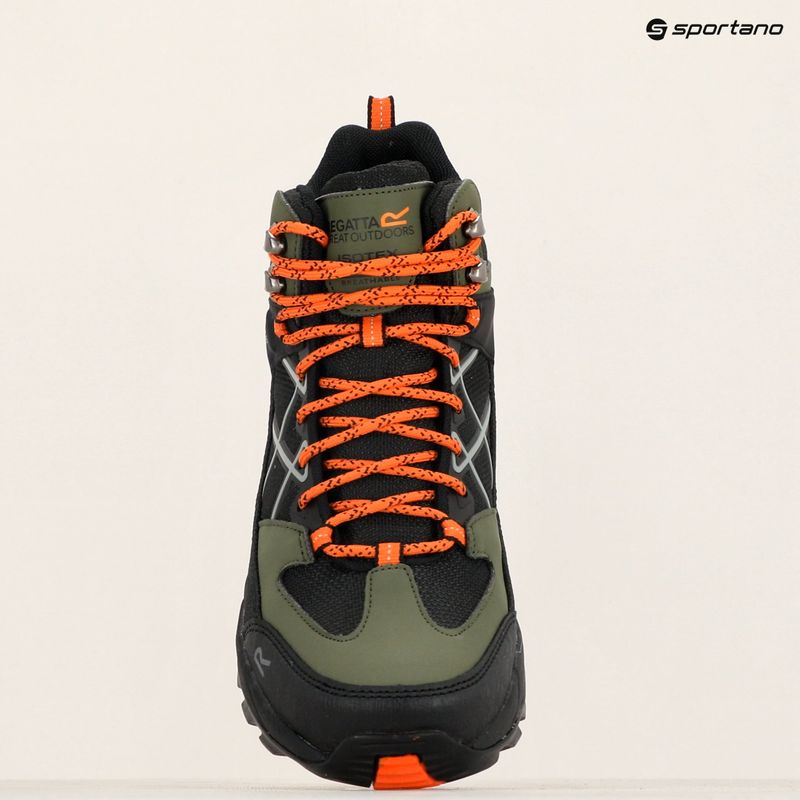 Buty trekkingowe męskie REGATTA Samaris III cypress green/blaze orange 16