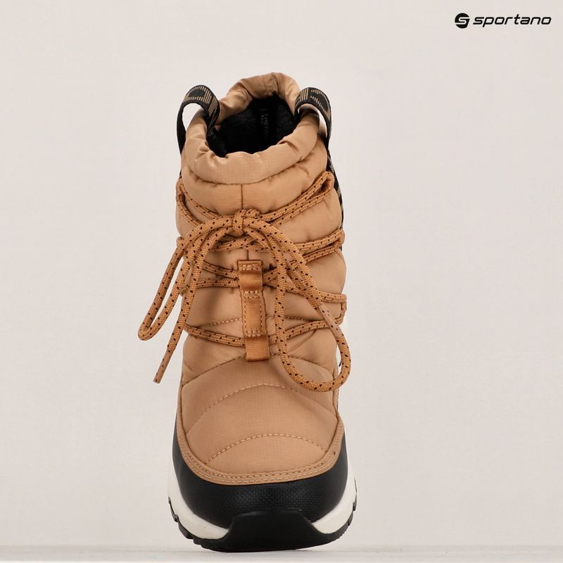 Śniegowce damskie The North Face Thermoball Lace Up WP almond butter/black 15