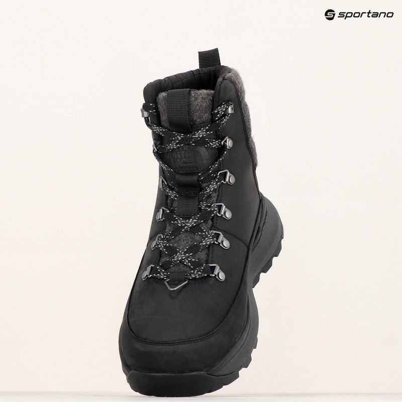 Śniegowce męskie The North Face Bergen Leather WP black/black 15