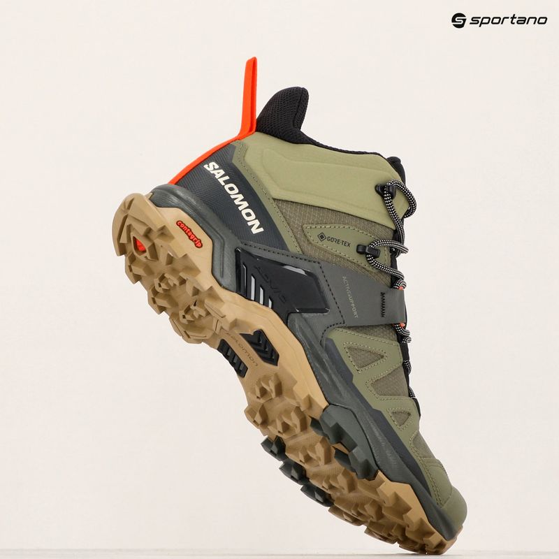Buty trekingowe męskie Salomon X Ultra 4 MID GTX deep lichen green/peat/kelp 17