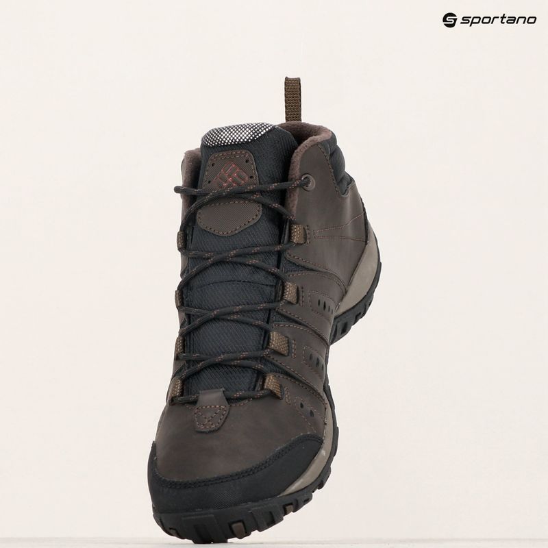 Buty męskie Columbia Woodburn Ii Chukka WP OH cordovan/ garnet red 18