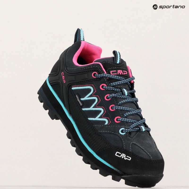 Buty trekkingowe damskie CMP Moon Low Wp antracite/acqua 15