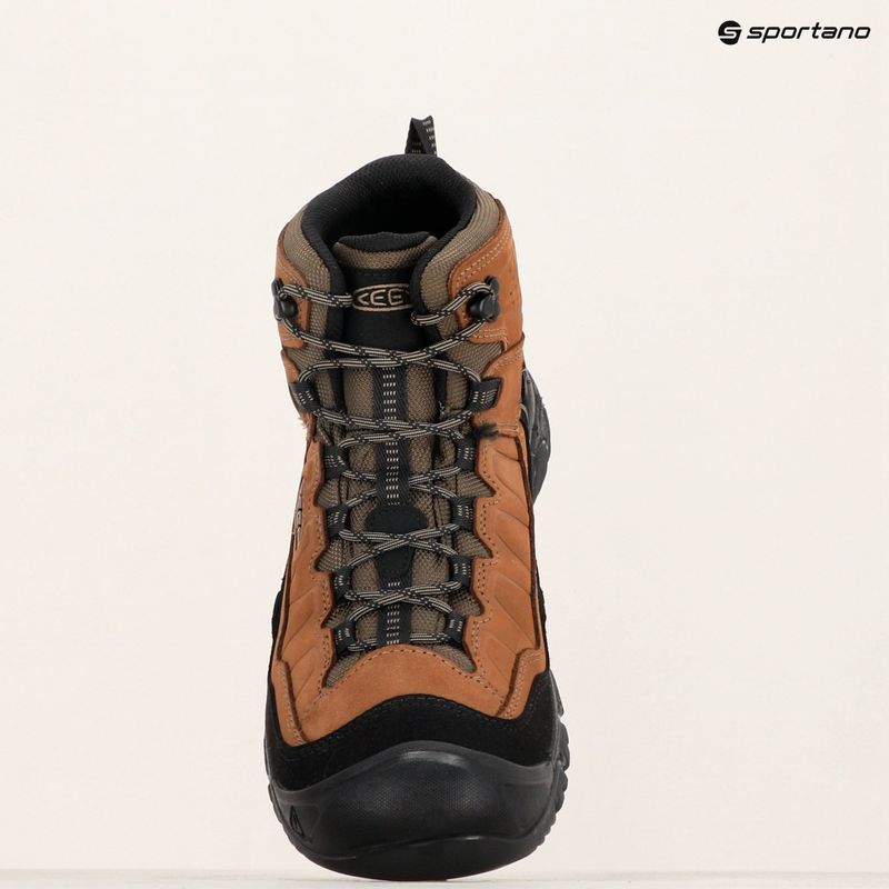 Buty trekkingowe męskie KEEN Targhee IV Mid Wp wide bison /brindle 13